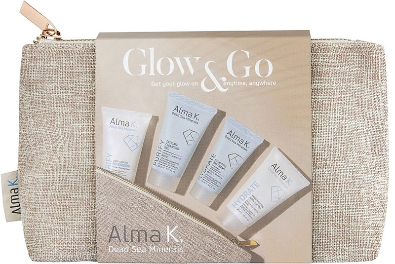 Набір дорожній для жінок Glow & Go Alma K, (30 мл/30 мл/15 мл/30 мл) на beauty-prof.com Набір дорожній для жінок Glow & Go Alma K, (30 мл/30 мл/15 мл/30 мл)