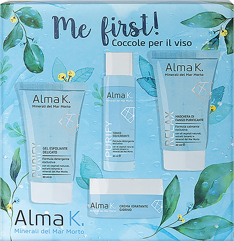 Набір для догляду за обличчям Me First! Alma K, (30 мл/30 мл/15 мл/30 мл) 