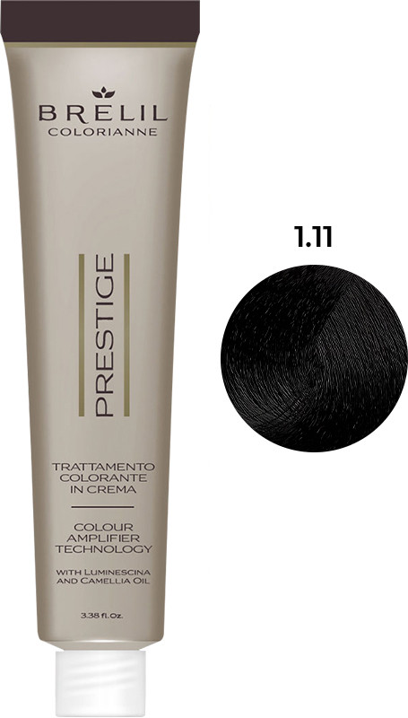 Фарба для волосся Colorianne Prestige 1/11, 100мл BRELIL