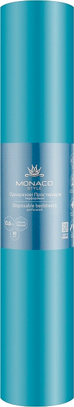 Простынь ПЕРФ голубая 0,6х1,8м Monaco, 50 шт на beauty-prof.com Простынь ПЕРФ голубая 0,6х1,8м Monaco, 50 шт