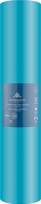 Простынь ПЕРФ голубая 0,6х1,8м Monaco, 100 шт на beauty-prof.com Простынь ПЕРФ голубая 0,6х1,8м Monaco, 100 шт