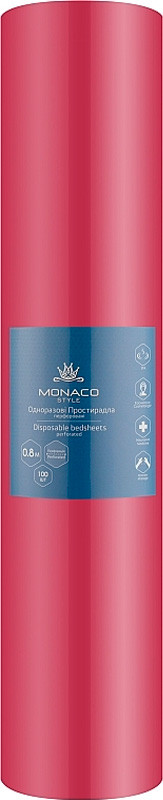 Простынь ПЕРФ розовая 0,8х1,8м Monaco, 100 шт на beauty-prof.com Простынь ПЕРФ розовая 0,8х1,8м Monaco, 100 шт