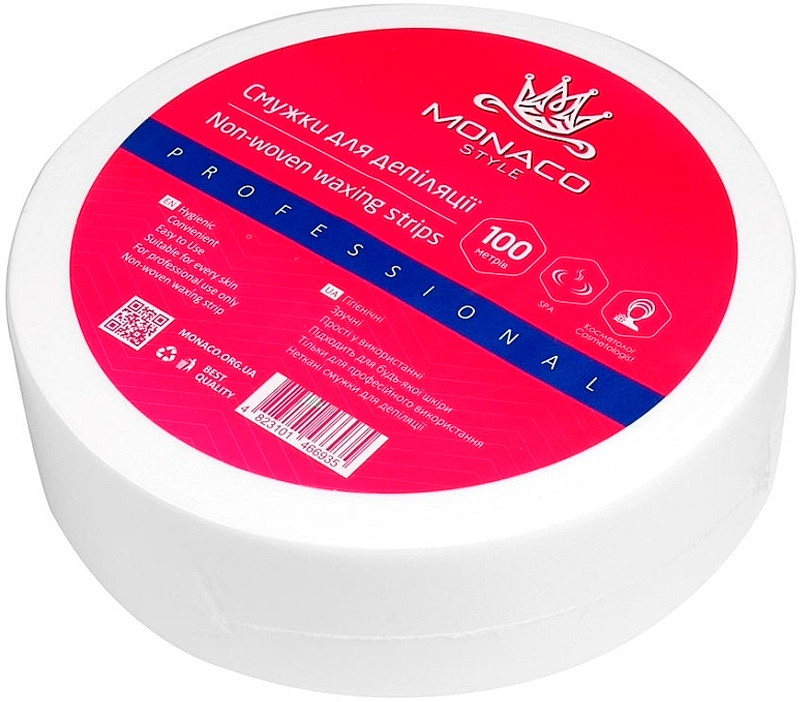 Смужки для депіляції у рулоні білі 100г/м2 Monaco, 100м на beauty-prof.com Фото 2 Смужки для депіляції у рулоні білі 100г/м2 Monaco, 100м Фото 2