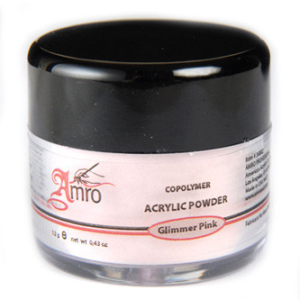 Акрил. пудра камуфл. рожева блиск. Glimmer Pink 82г. AMRO