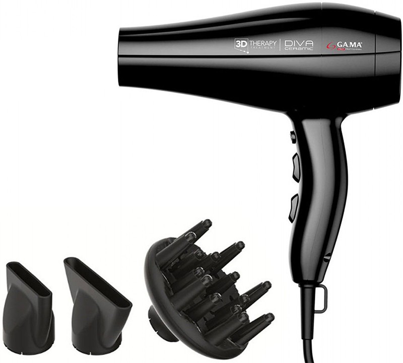 Фен для волос DIVA 3D THERAPY 2300W Ga.Ma GH3536  Фото 2 
