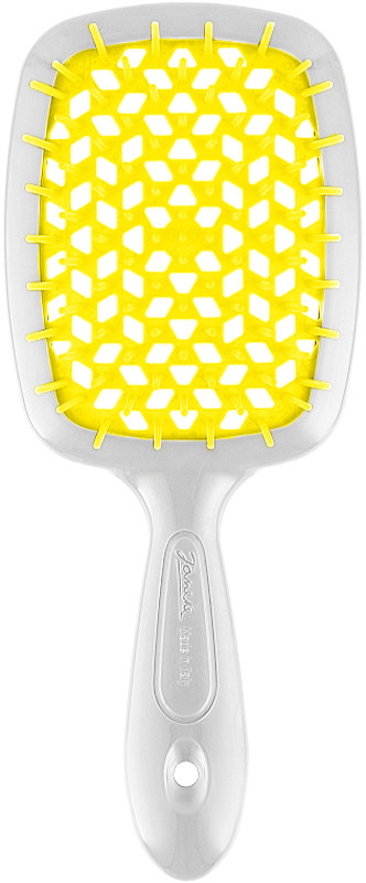 Щітка SUPERBRUSH білий з жовтим Janeke 