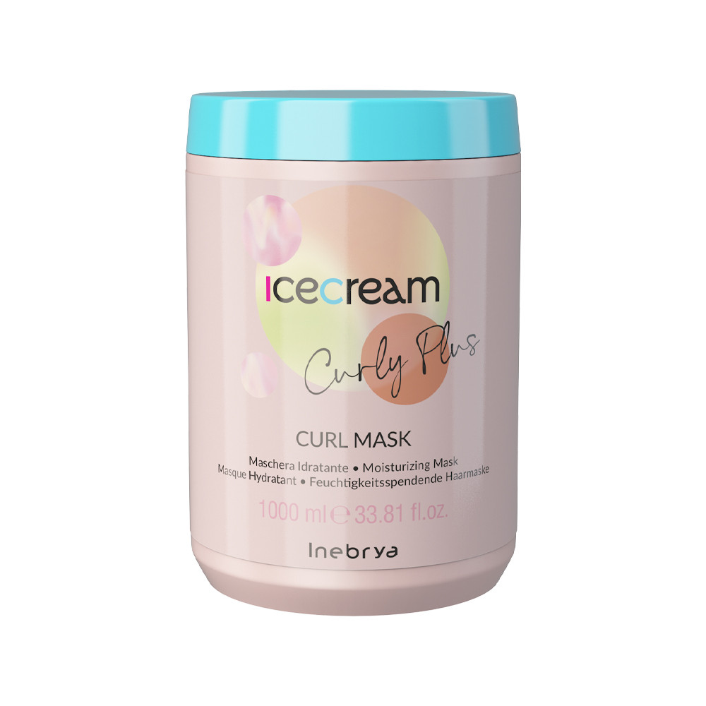 Маска для кучерявого волосся та волосся із хімічною завивкою Ice Сream Сurl Mask Inebrya, 1000 мл