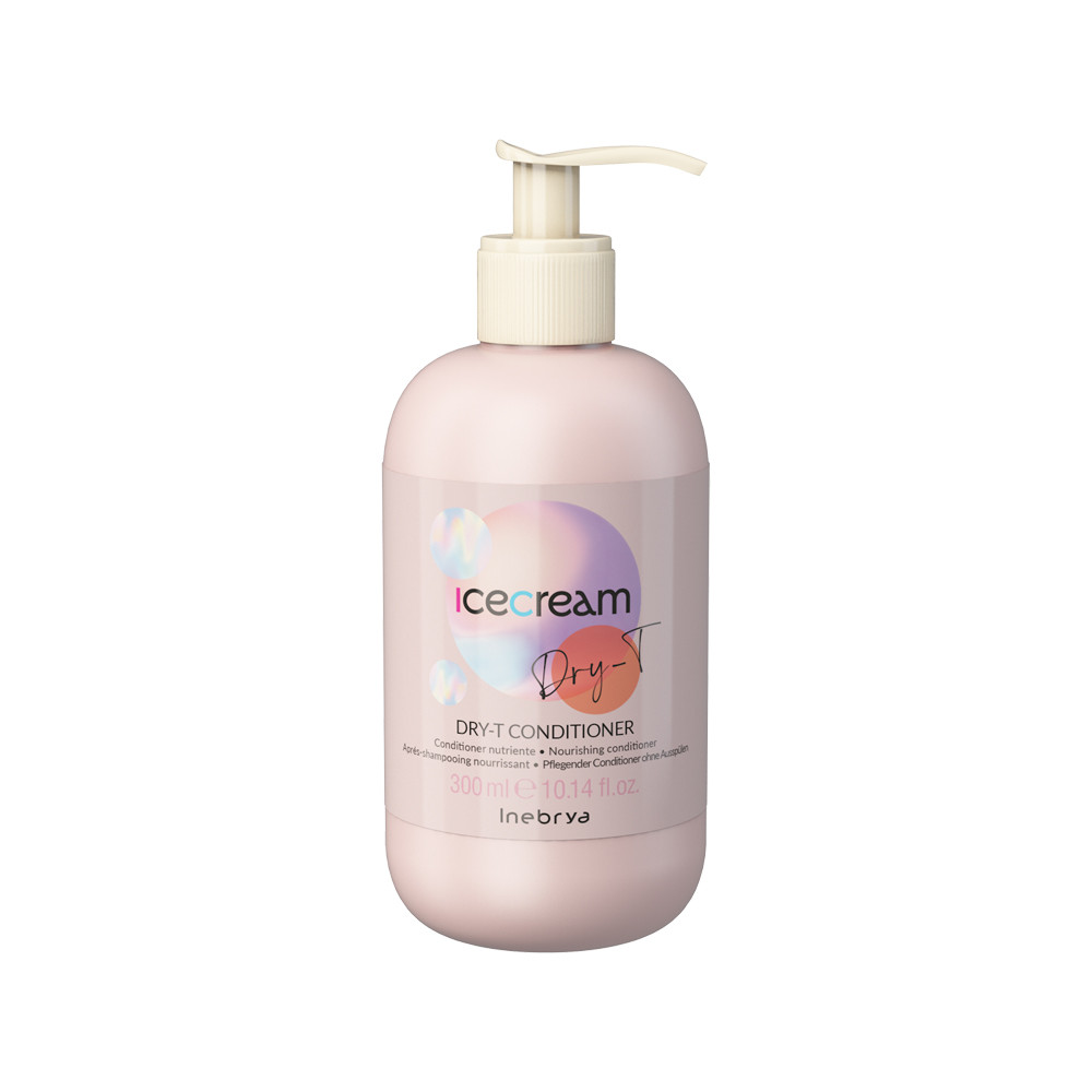 Кондиціонер для сухого, кучерявого та фарбованого волосся Conditioner Dry-T Inebrya, 300 мл