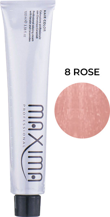 Краска для волос 8 Metallic arctic rose Maxima 100 мл