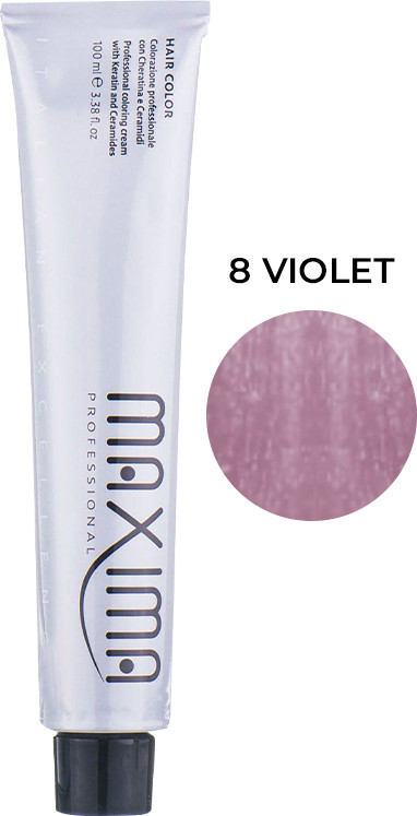 Краска для волос 8 Metallic chrome violet Maxima 100 мл