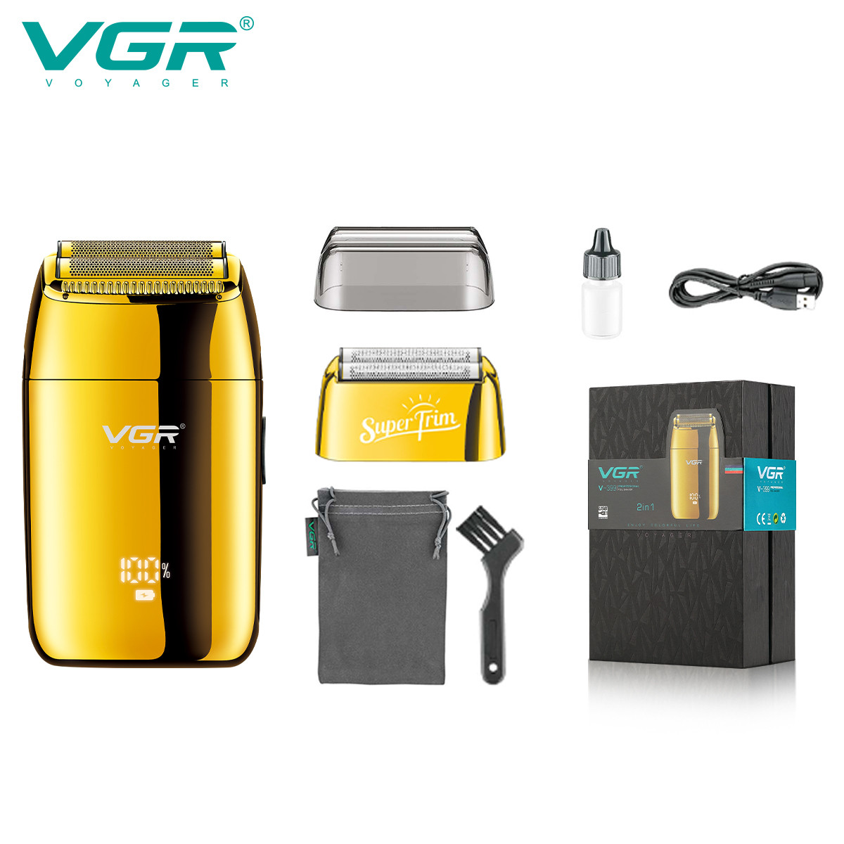 Електробритва V-399 GOLD VGR