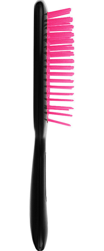 Щетка Superbrush Small чёрная с фуксией Janeke  Фото 2 