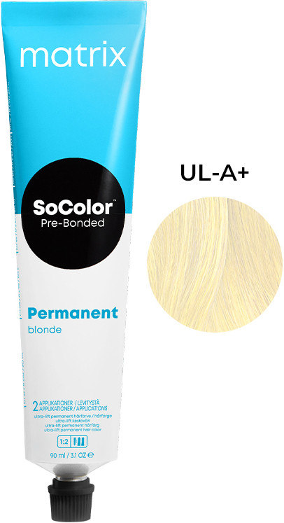 Фарба SOCOLOR PRE Bonded, стійка крем-фарба для волосся, відтінок UL-A+, 90 мл Matrix