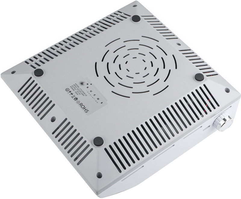 Витяжка для манікюру з НЕРА фільтром BUCOS CYCLONE V2 на 100W Біла + USB  Фото 3 