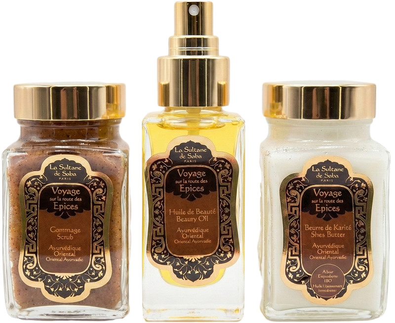 Подарунковий набір для тіла Аюрведа Body Set Oriental Ayurvedic Amber Vanilla Patchouli La Sultane De Saba на beauty-prof.com Фото 2 Подарунковий набір для тіла Аюрведа Body Set Oriental Ayurvedic Amber Vanilla Patchouli La Sultane De Saba Фото 2