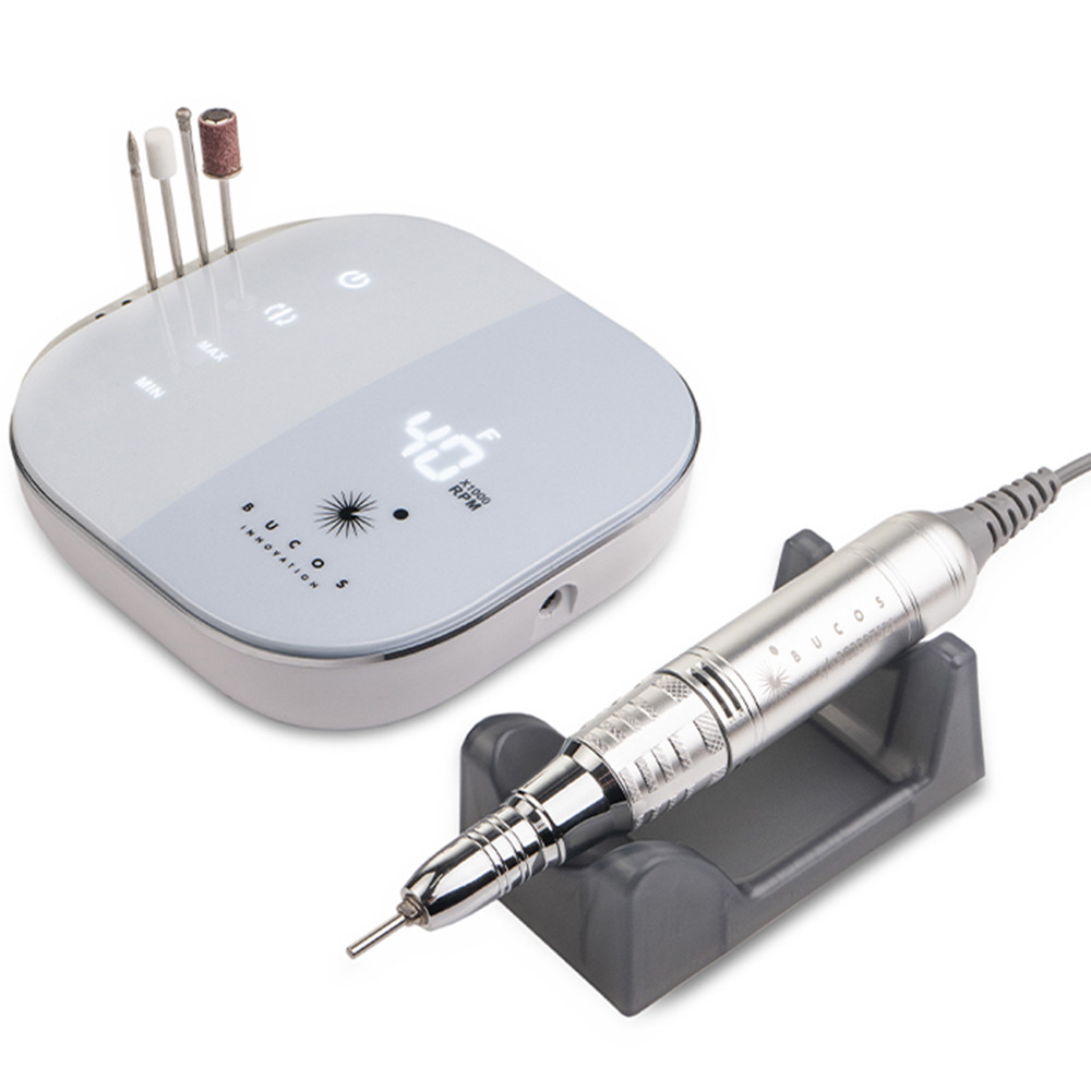 Фрезер для маникюра Bucos Nail Drill X1 Pro (65W/40000 оборотов), светло-голубой на beauty-prof.com Фрезер для маникюра Bucos Nail Drill X1 Pro (65W/40000 оборотов), светло-голубой