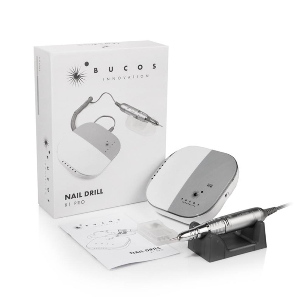 Фрезер для маникюра Bucos Nail Drill X1 Pro (65W/40000 оборотов), серый на beauty-prof.com Фото 5 Фрезер для маникюра Bucos Nail Drill X1 Pro (65W/40000 оборотов), серый Фото 5