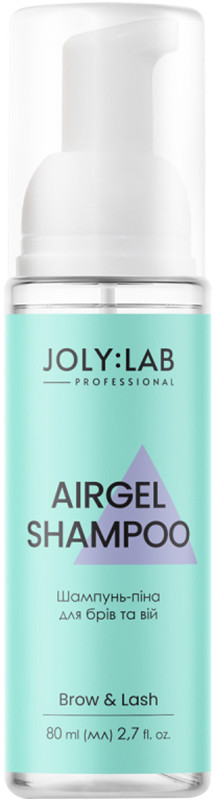 Шампунь-піна для брів та вій Airgel Shampoo Joly:Lab, 80 мл