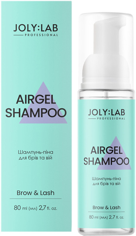 Шампунь-пена для бровей и ресниц Airgel Shampoo Joly:Lab, 80 мл на beauty-prof.com Фото 2 Шампунь-пена для бровей и ресниц Airgel Shampoo Joly:Lab, 80 мл Фото 2
