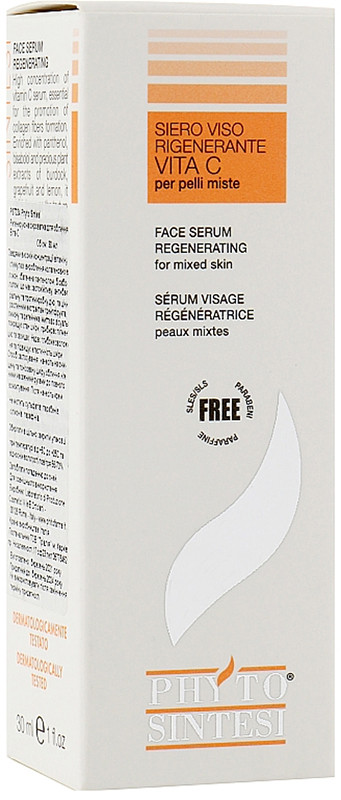 Сыворотка для лица с витамином C Vitamin Face Serum Phyto Sintesi, 10 мл  Фото 2 