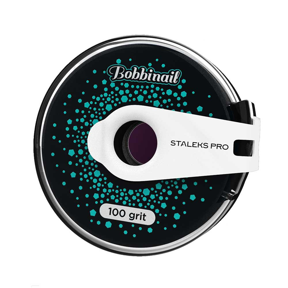 Сменный файл-лента Exclusive в пластиковой катушке Staleks Pro 100 грит