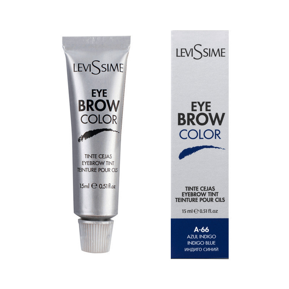 Фарба для брів Indigo blue A-66 Tint Levissime, 15 мл