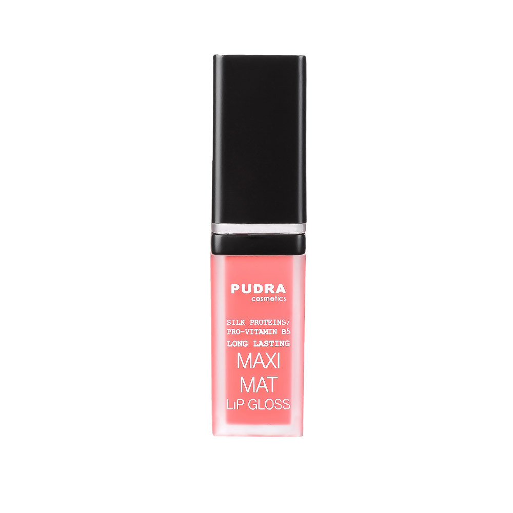 Блеск для губ матовый 01 7мл Maxi Matt Pudra