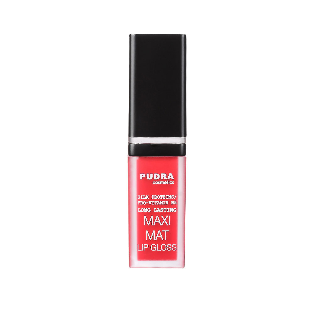 Блиск для губ матовий 02 7мл Maxi Matt Pudra