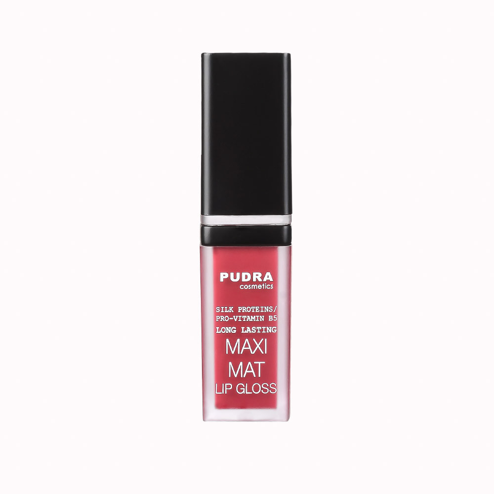 Блиск для губ матовий 13 7мл Maxi Matt Pudra