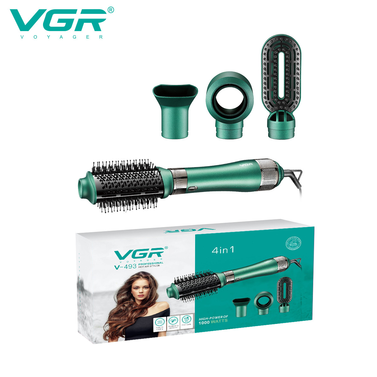Фен-стайлер 4 в 1 V-493 VGR  Фото 2 