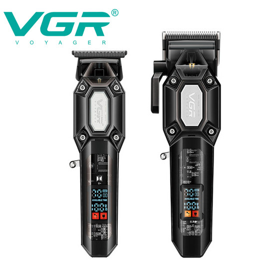 Набор 2 в 1 машинка+триммер (10 насадок) V-600&900 BLACK VGR на beauty-prof.com Набор 2 в 1 машинка+триммер (10 насадок) V-600&900 BLACK VGR