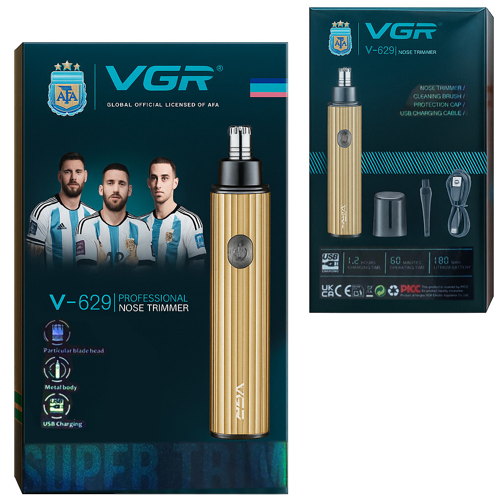 Тример для носа GOLD V-629 VGR на beauty-prof.com Фото 2 Тример для носа GOLD V-629 VGR Фото 2