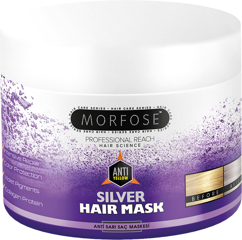 Маска проти жовтизни Silver Morfose, 500 мл