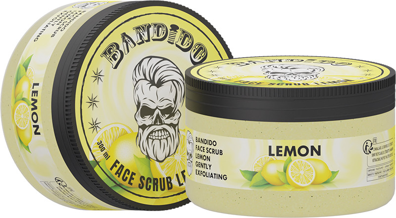 Скраб для обличчя Lemon Bandido, 300 мл  Фото 2 