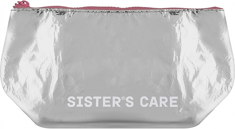 Косметичка для хранения серебристый/розовый Sister's Aroma