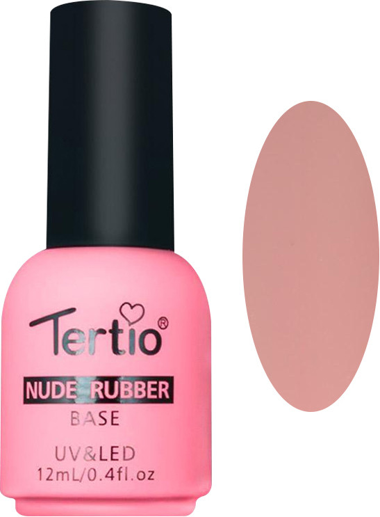 Основа нюдовая под гель-лак каучуковая Nude Rubber Вase №6 Tertio, 12 мл