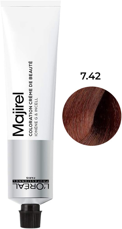 Крем-краска для волос Majirel № 7.42 L’Oreal Professionnel Paris, 50 мл