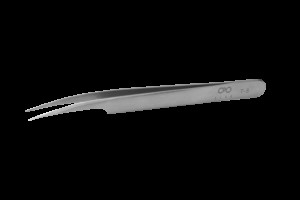 Пінцет для нарощування прямої з вигином T-3 BLAD