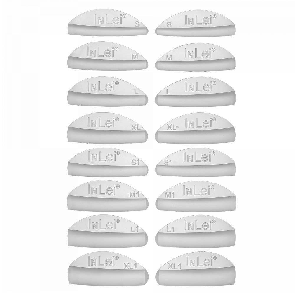 Набір силіконових бігуді Total 8 Pack S,S1,M,M1,L,L1, XL,XL1 InLei 