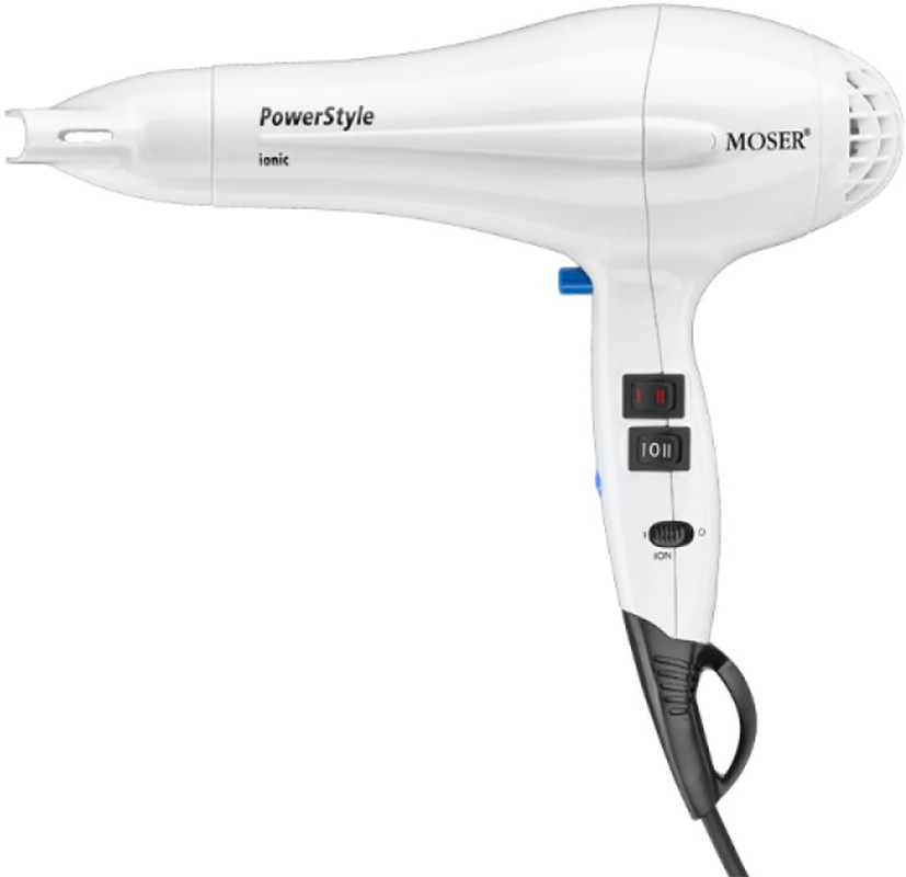 Фен для волосся MOSER Power Style Ionic, білий 2000W 4320-0051