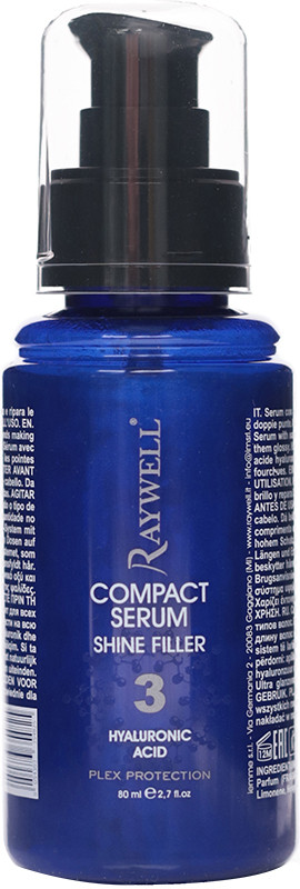 Сироватка для блиску волосся Shine Filler Compact Serum Raywell, 80 мл