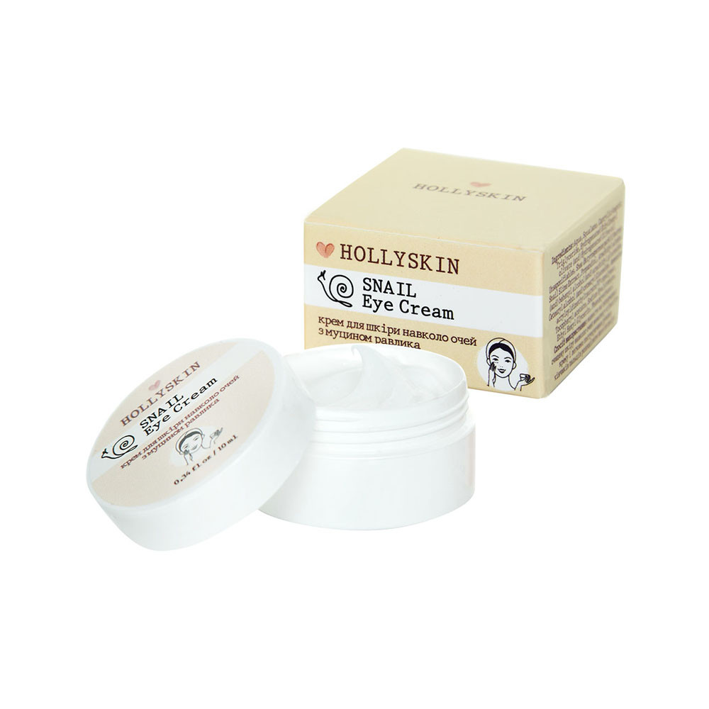 Крем для шкіри навколо очей з муцином равлика Snail Eye Cream HOLLYSKIN, 10 мл