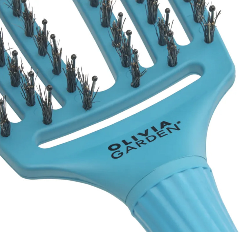 Щітка Finger Brush Care Iconic Boar&Nylon Blue Lagoon Olivia Garden на beauty-prof.com Фото 2 Щітка Finger Brush Care Iconic Boar&Nylon Blue Lagoon Olivia Garden Фото 2