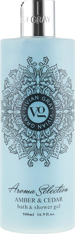 Гель для душу Vivian Gray Aroma Selection Amber & Cedar Bath 500 мл