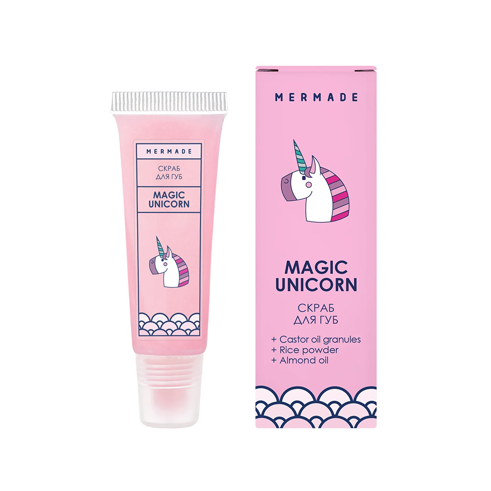 Скраб для губ с рисовой пудрой MERMADE Magic Unicorn 10 г на beauty-prof.com Фото 2 Скраб для губ с рисовой пудрой MERMADE Magic Unicorn 10 г Фото 2