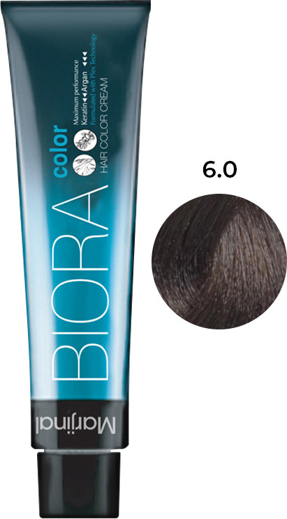 Фарба для волосся №6.0 темний блонд інтенсивний Biora, 60 мл на beauty-prof.com Фарба для волосся №6.0 темний блонд інтенсивний Biora, 60 мл