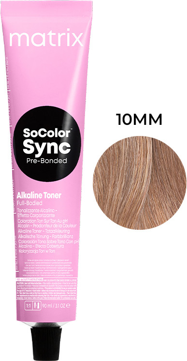 Фарба для волосся тонер PRE Bonded Socolor Sync 10MM Matrix, 90 мл