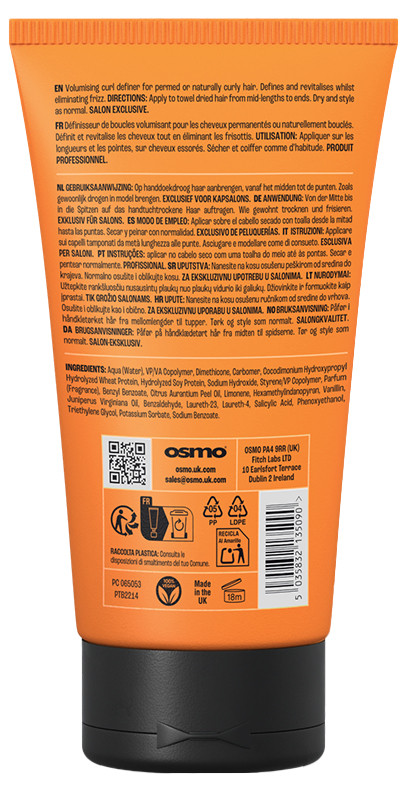 Флюїд для моделювання локонів Curl Fluid NEW Osmo, 150 мл на beauty-prof.com Фото 2 Флюїд для моделювання локонів Curl Fluid NEW Osmo, 150 мл Фото 2