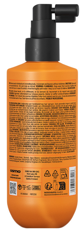 Спрей для укладання хвилястого волосся Curl Spray NEW Osmo, 250 мл на beauty-prof.com Фото 2 Спрей для укладання хвилястого волосся Curl Spray NEW Osmo, 250 мл Фото 2