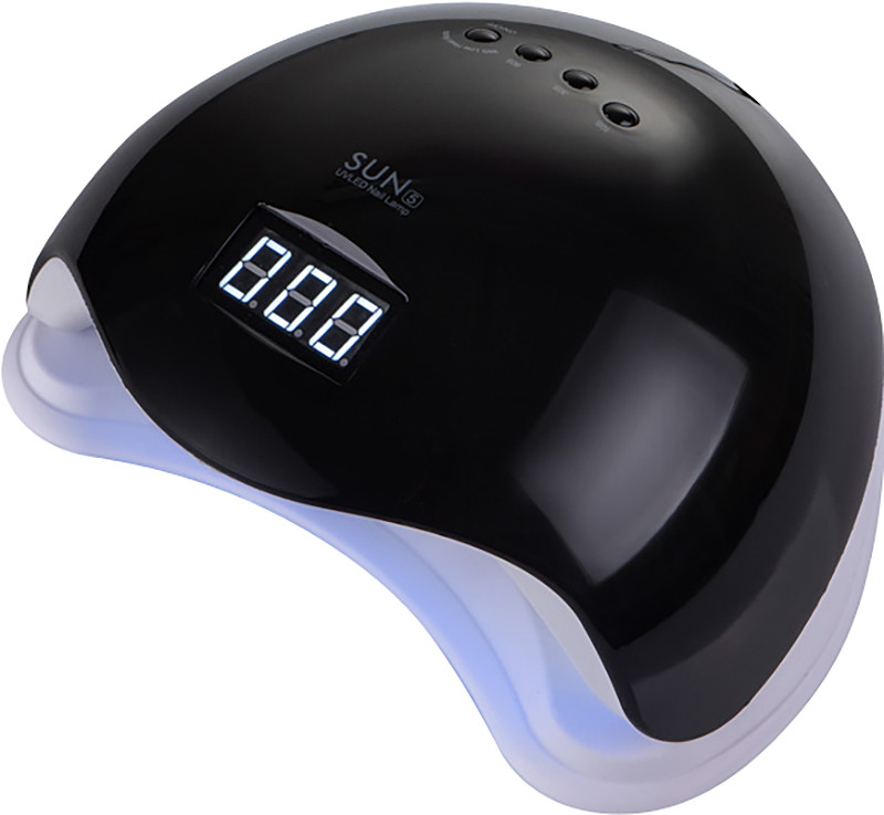 Лампа LED/UV SUN-5 гибридная (с дисплеем) черная, 48 Вт 